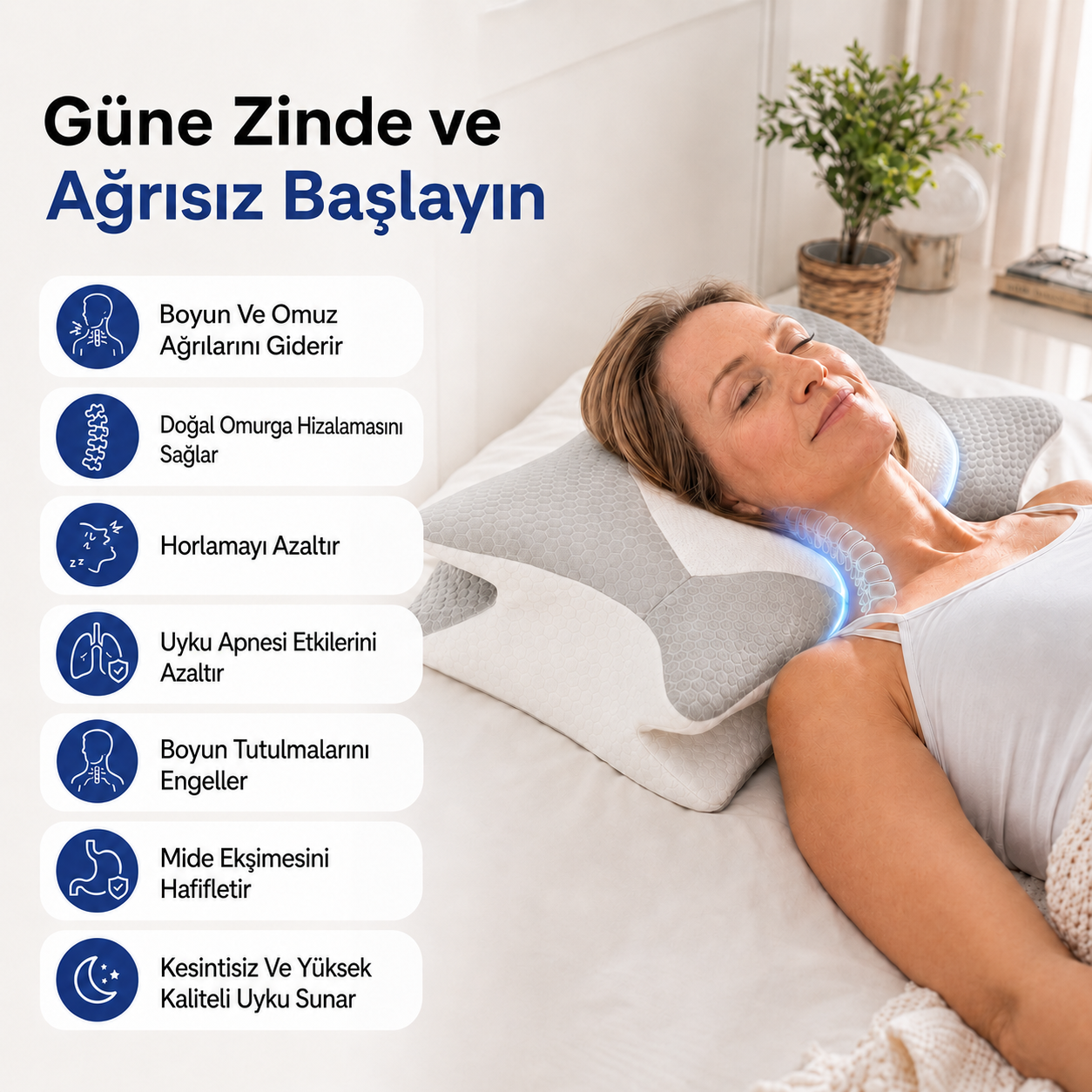 Relaxon Planet Serisi – Boyun Destek Yastığı